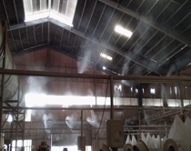 江西金泰源陶瓷噴霧降溫系統